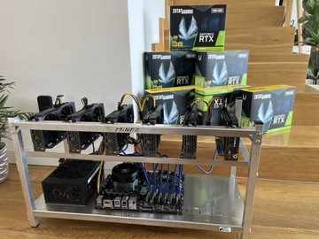 Koparka kryptowalut . Nowa. RTX 3060ti. Serwer fv