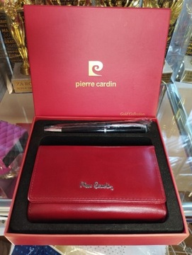 Pierre Cardin damski zestaw portfel i długopis 