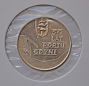 50 Lat Portu W Gdyni 10 zł z roku 1972 PRL