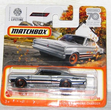 MATCHBOX / DODGE CHARGER '66 / 2022