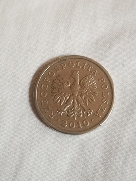 Moneta 1zl z roku 2010. 