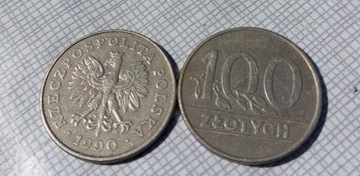 Moneta 100 zł 1990 r