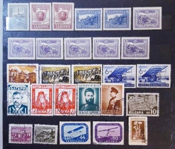 Bułgaria. Stare znaczki pocztowe. Zestaw.