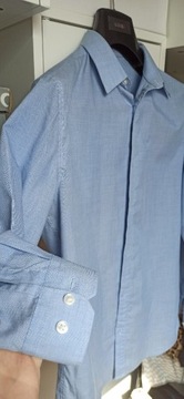 Koszula błękitna H&M easy iron S