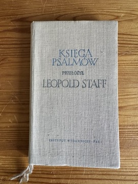 Księga Psalmów tłumaczenie Leopold Staff