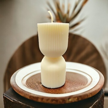 Świeca świeczka z wosku sojowego kolumna S