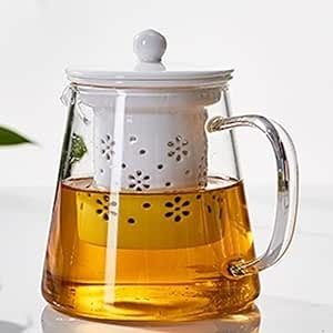 TAMUME 500 ml szklany dzbanek do herbaty
