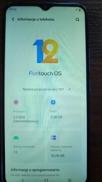 SMARTFON Vivo Y01