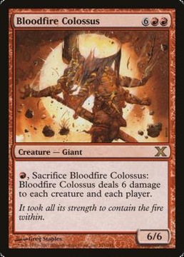 Bloodfire Colossus tenth edition [R]