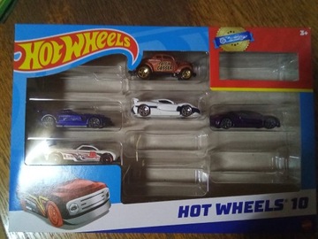 Hot wheels zestaw 5 autek (10 pak niekompletny)