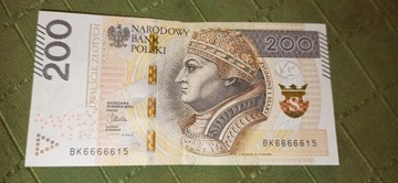 Banknoty o unikalnym numerze BK