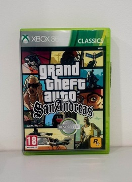 Gra Grand Theft Auto San Andreas Xbox 360 UNIKAT