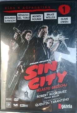 Sin city film dvd Bruce Willis Mickey Rourke 