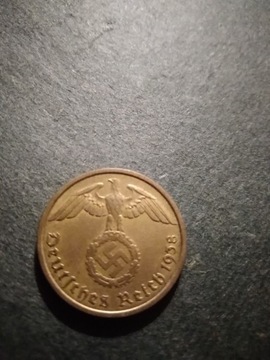 Moneta Reichspfening 10 1938