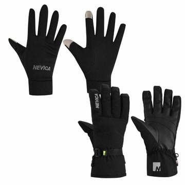 Rękawiczki Narciarskie NEVICA 3w1 Junior M-L-XL