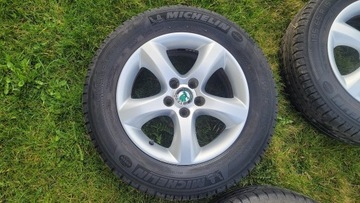 Felgi aluminiowe Skoda Fabia 15" + opony Michelin 