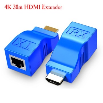 HDMI Extender  rozszerzeniem RJ45 LAN CAT5e/ 6UTP 