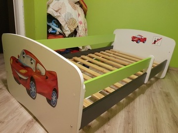 Łóżko dziecięce 180x90 z szufladą i zdejmowaną bae