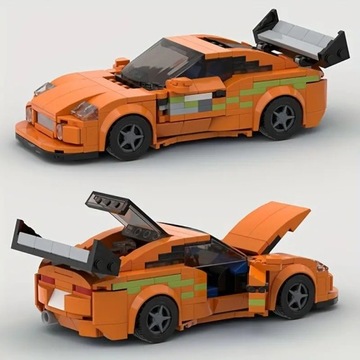 Model Toyota Supra MK4 z klocków 