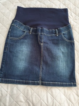 Spódniczka jeans ciążowa XL