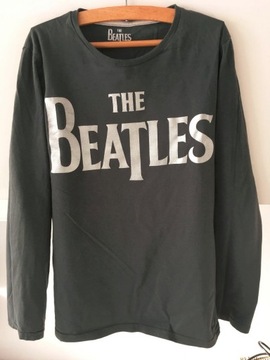 Koszulka długi rękaw The Beatles szara