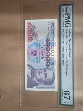 Banknot 100000 złotych 1993