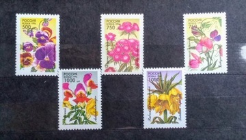 Znaczki Rosja 1996 flora kwiaty 
