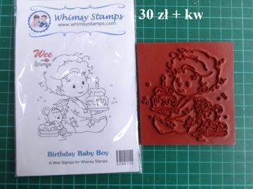 STEMPEL - Whimsy Stamps - Birthday Baby Boy