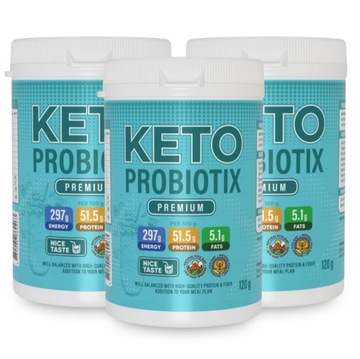 3x KETO PROBIOTIX - Suplement diety na odchudzanie