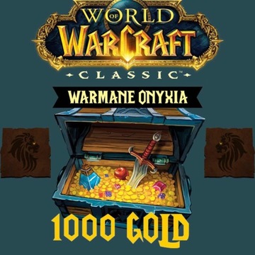 WoW GOLD 1000G WARMANE ONYXIA SZYBKA WYSYŁKA