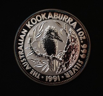 Kookaburra 1991 1oz .999 Ag