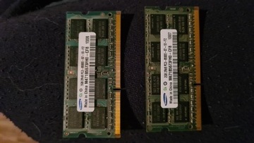 Pamięć ram 4 GB 2x2GB pc3 8500s Samsung do laptopa