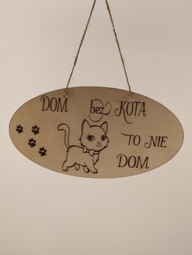 Design Kot W Domu Na Ścianę Obraz Ramka Cat