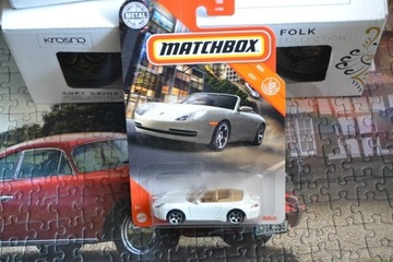 Matchbox Porsche 911 carrera 996 cabrio 2000 white