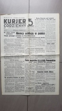 Kurier codzienny 1939