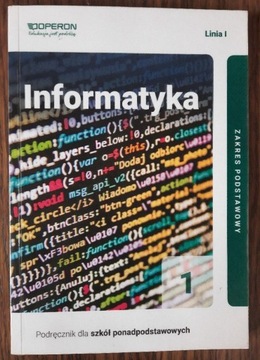 Informatyka 1 , podręcznik do szkoły średniej 