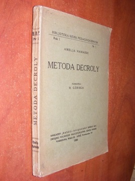 AMELJA HAMAIDE - METODA DECROLY 1926
