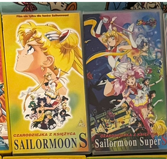 Kasety VHS Sailormoon Czarodziejka z Księżyca 2cz