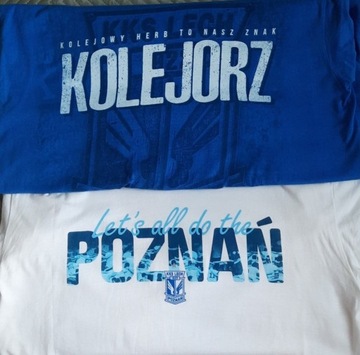2 koszulki Lecha Poznań 