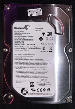 Dysk Seagate 500gb