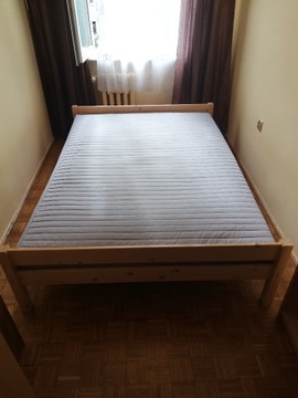 Łóżko drewniane sosnowe Ikea 