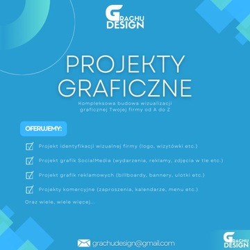 PROJEKTY Logo | Wizytówki | Bannery | Ulotki