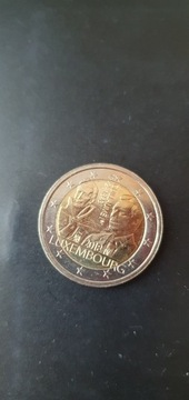 Luksemburg 2 euro 2018 rok