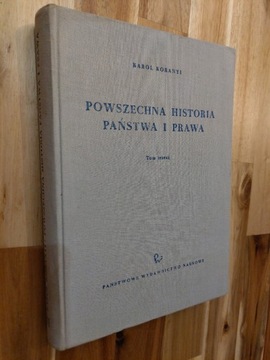 Powszechna historia państwa i prawa Karol Koranyi