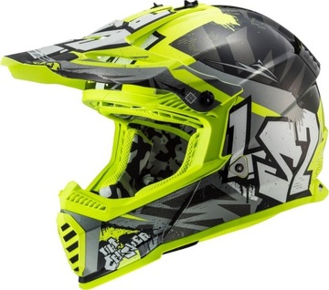 KASK LS2 FAST MX437 FAST EVO MINI CRUSHER BL H-V L