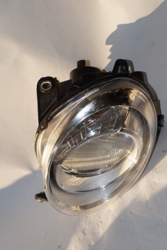 lampa lewa  fiat 500 abarth soczewka