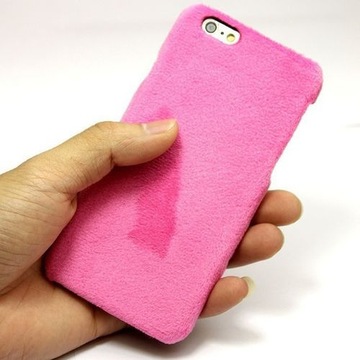 Apple Iphone 7 8 etui pluszowe różowe róż nowość