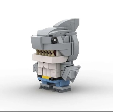 Mini rekin z klocków Lego