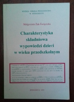 Charakterystyka składniowa wypowiedzi dzieci