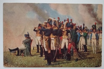 Napoleon Borodino stara kartka